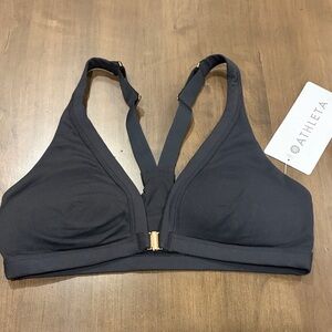 Athleta Powervita Junction Sports Bra- Black